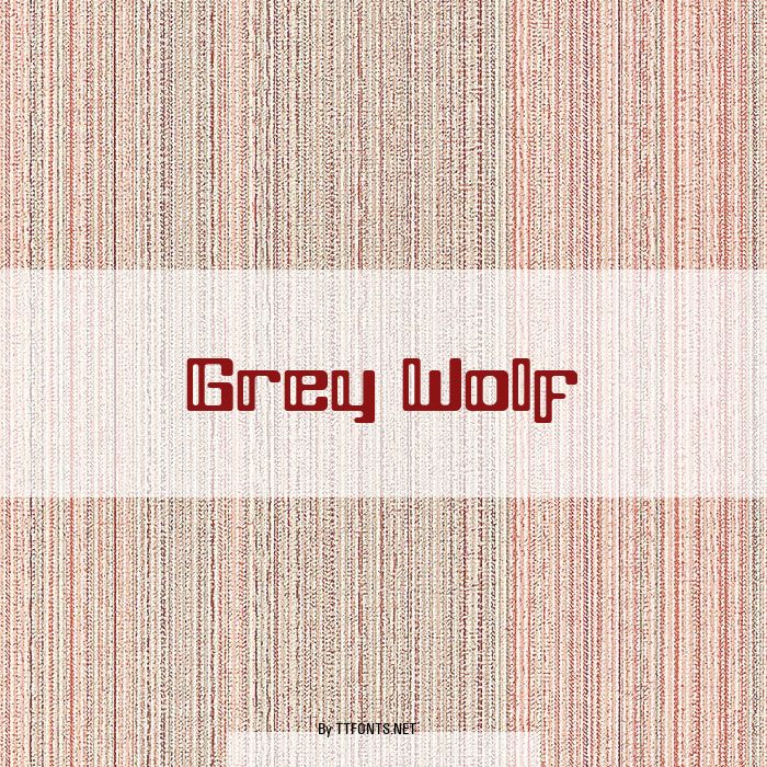 Grey Wolf example